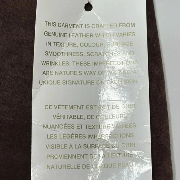 Margaret Godfrey Brown Genuine Leather Pants - Picture 6 of 14